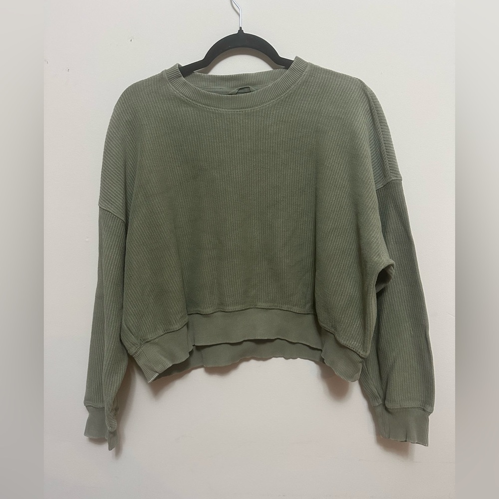 Aerie Olive Green Sweatshirt